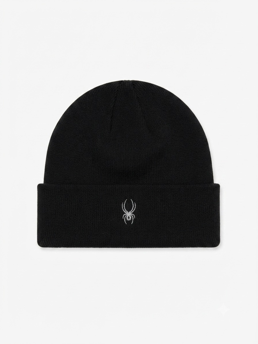 Spyder Black Beanie Hat - Men Accessories - Ski Hat